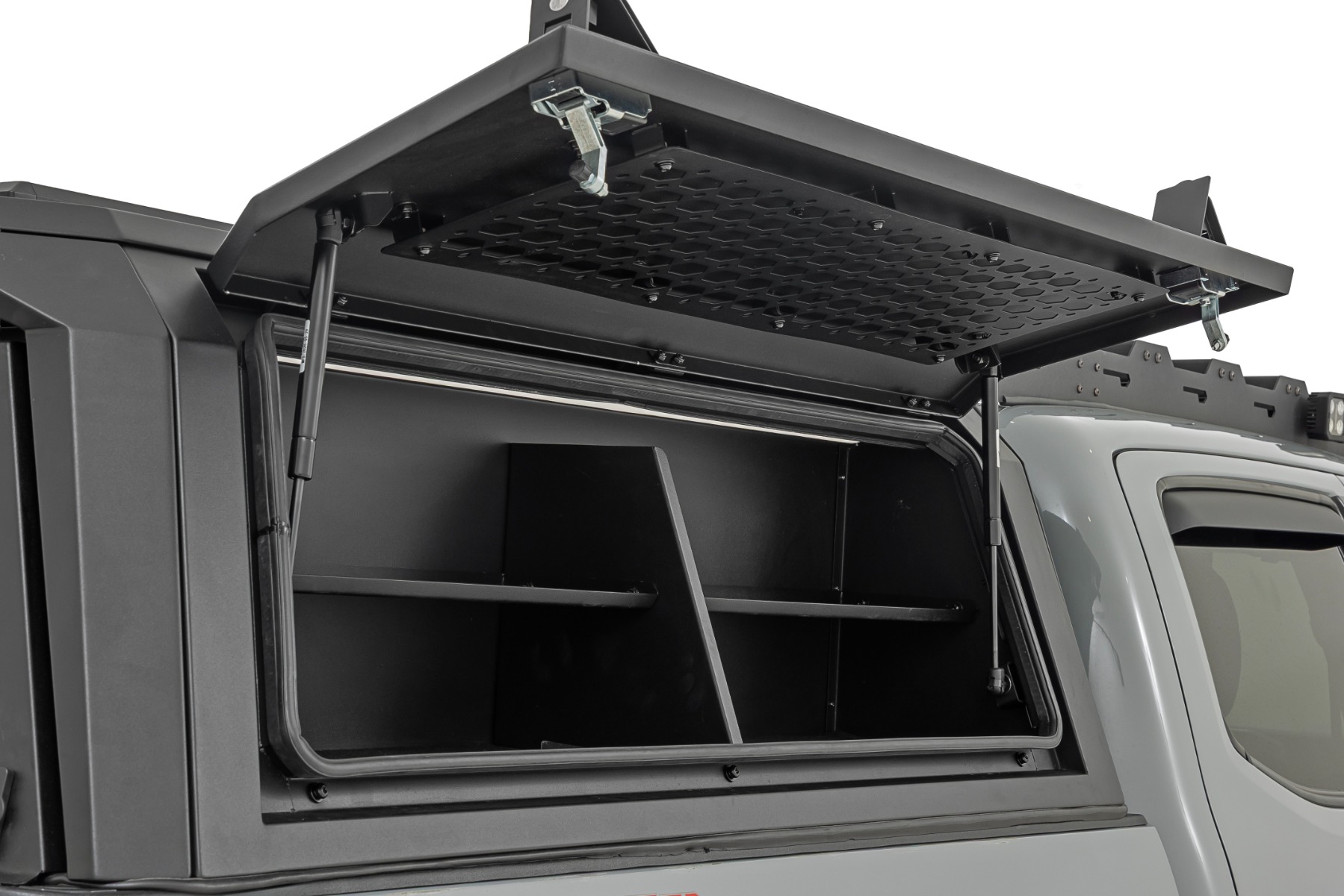 Bed Cap Side Shelf Storage Bin | Passengers Side | Toyota Tacoma (16-23)