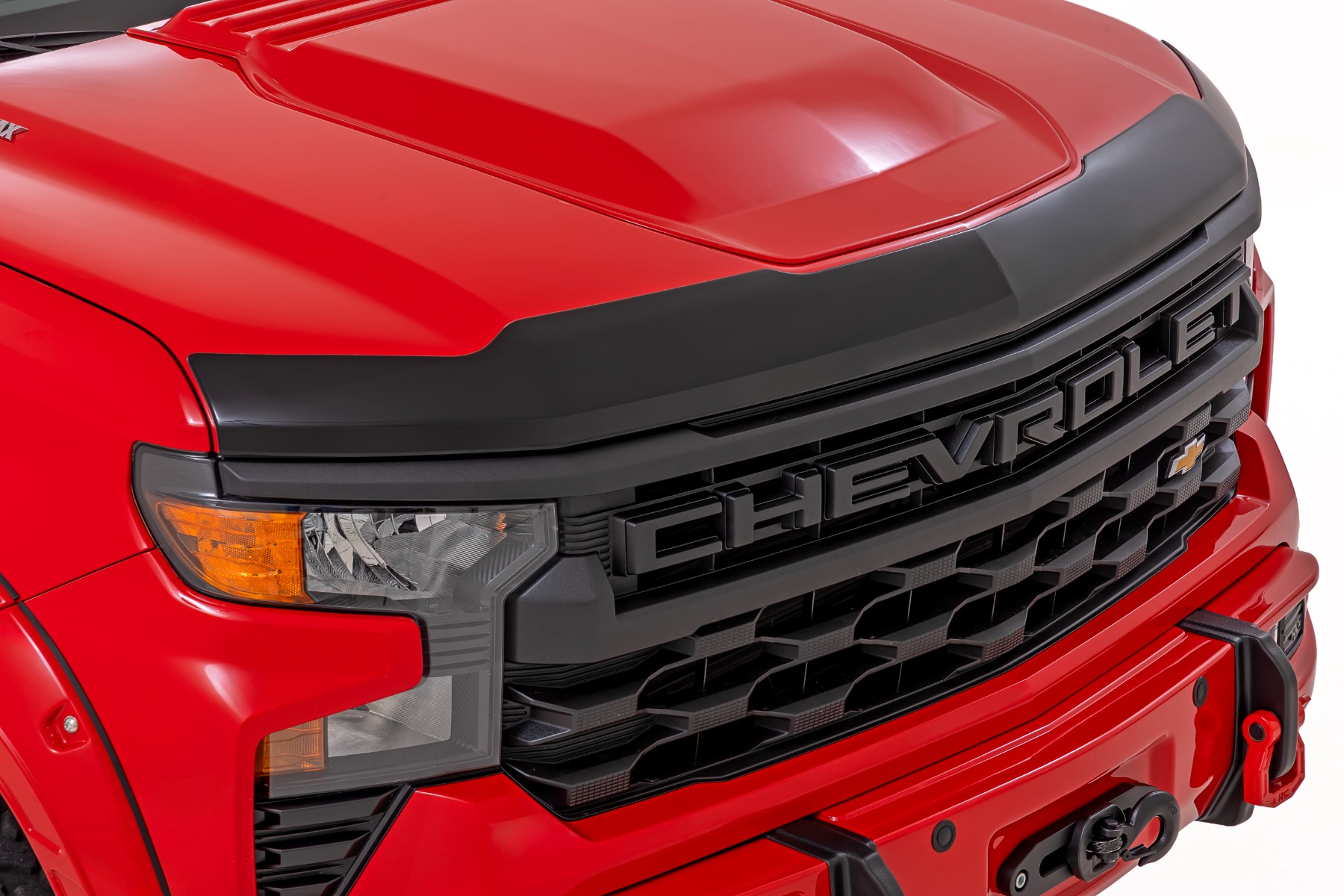 Hood Protector | Gloss Black | Chevy Silverado 1500 2WD/4WD (2019-2026)