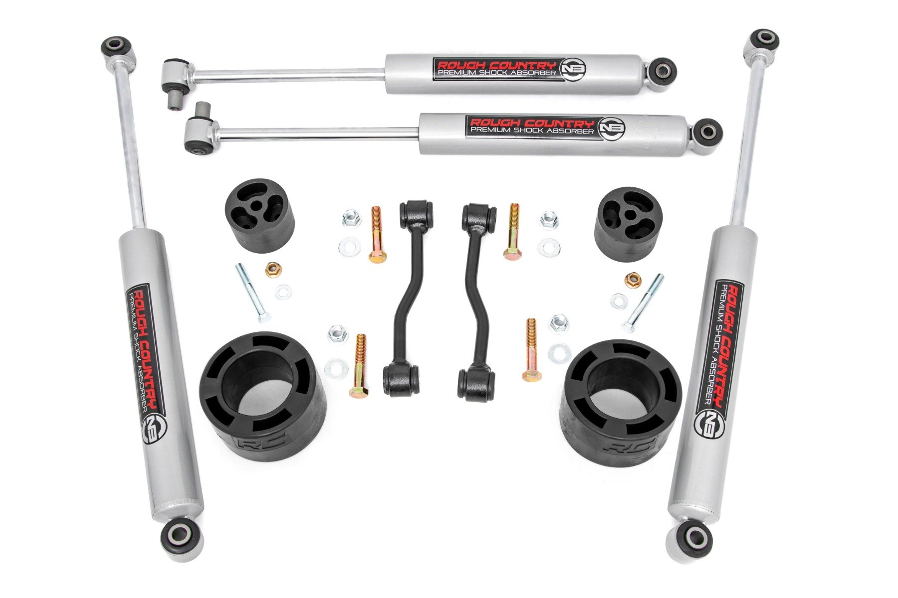 2.5 Inch Leveling Kit | Spacers | N3 | Jeep Gladiator JT 4WD (2024-2026)